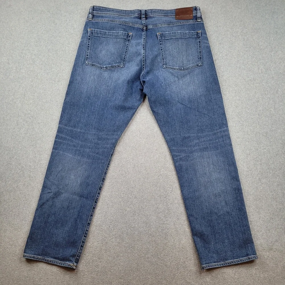 Revtown Automatic Jeans Mens 36x30‎ Blue Decade Denim Straight Leg Stretch